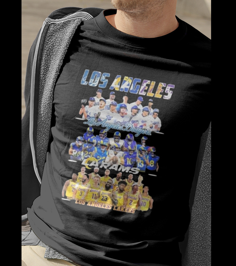 Los Angeles Dodgers Rams Lakers Team Sports T-Shirt