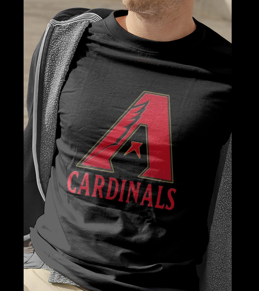 Arizona Cardinals Diamondbacks Mashup NFL MLB T-Shirt