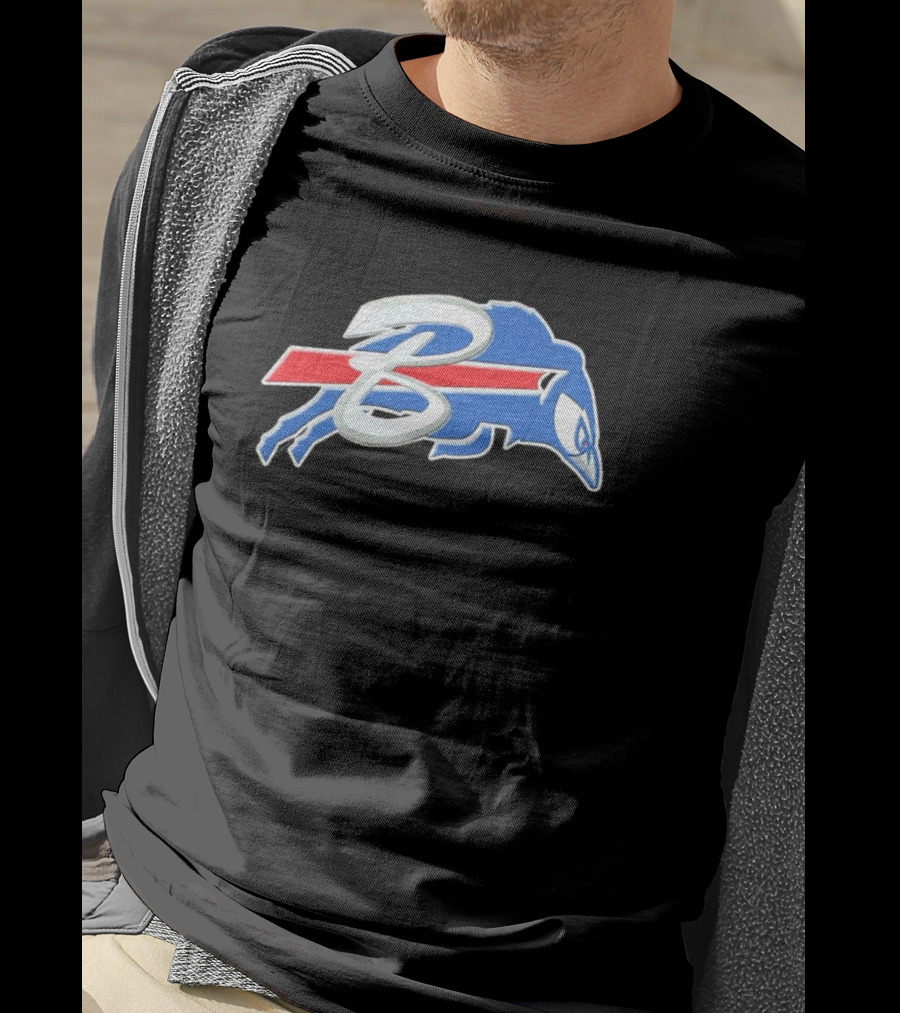 Buffalo Bills X Toronto Blue Jays Logo Mash NFL X MLB T-Shirt