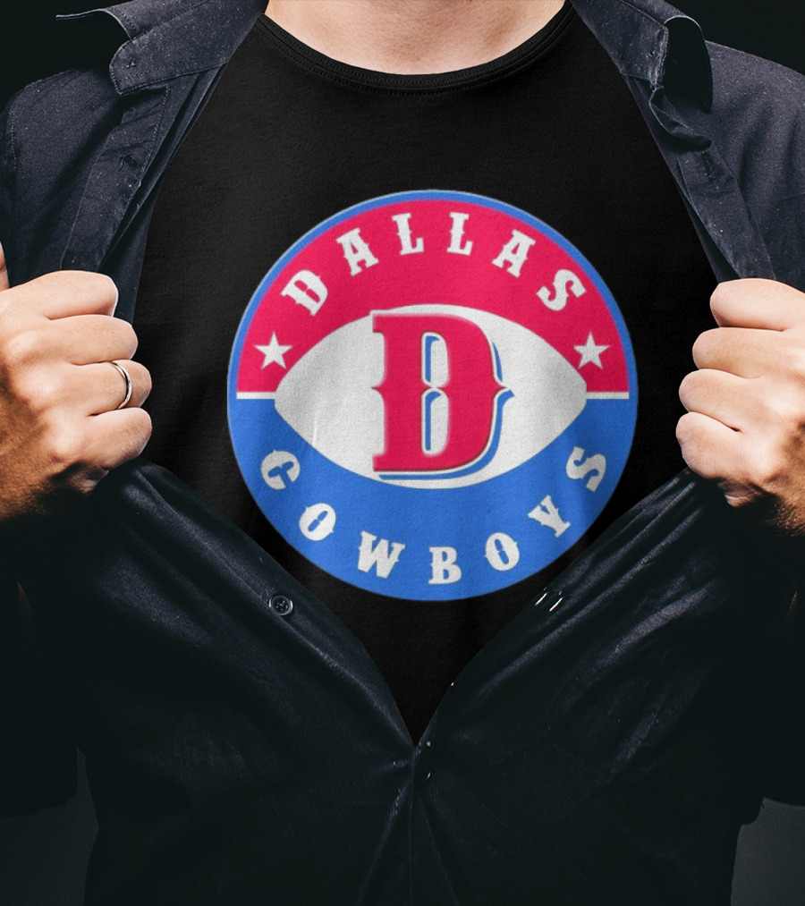 NFL X MLB Dallas Cowboys Texas Rangers Mashup T-Shirt