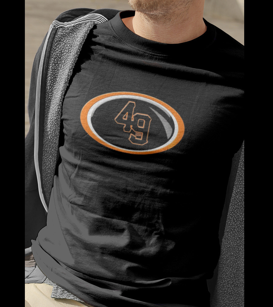 NFL X MLB Mashup San Francisco 49ers Giants 49 Oval T-Shirt