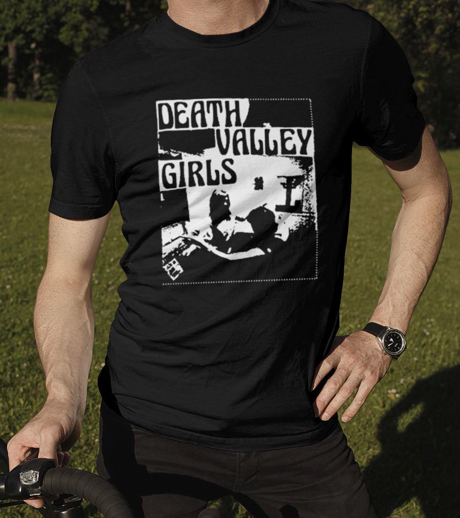 Death Valley Girls Monochrome Scene Arms Up T-Shirt