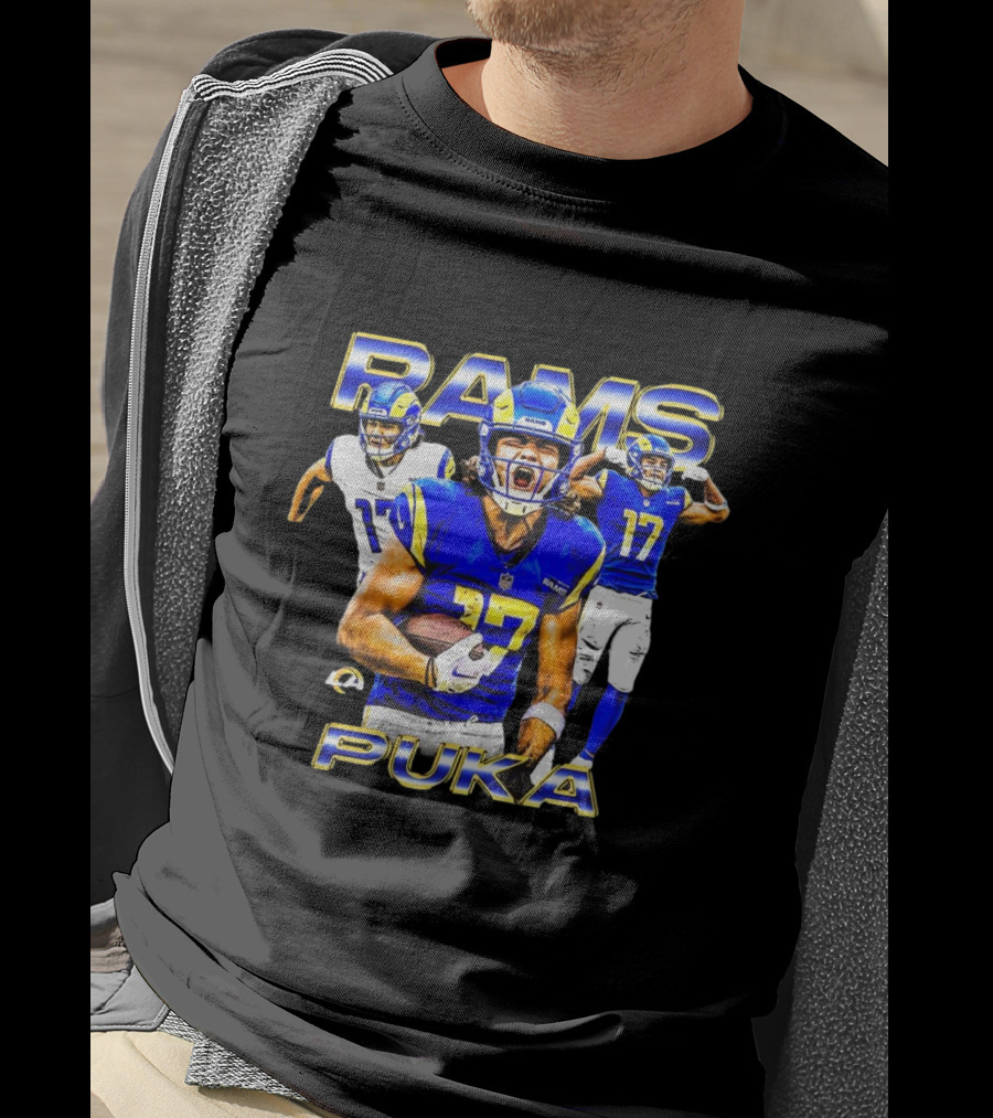 Rams Puka Nacua #17 Los Angeles Dynamic Football Star T-Shirt