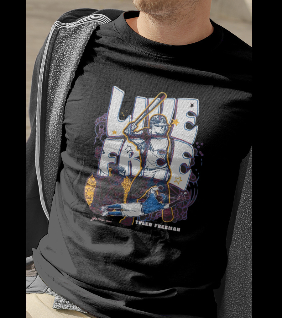 Tyler Freeman Live Free Cleveland Guardians Player T-Shirt