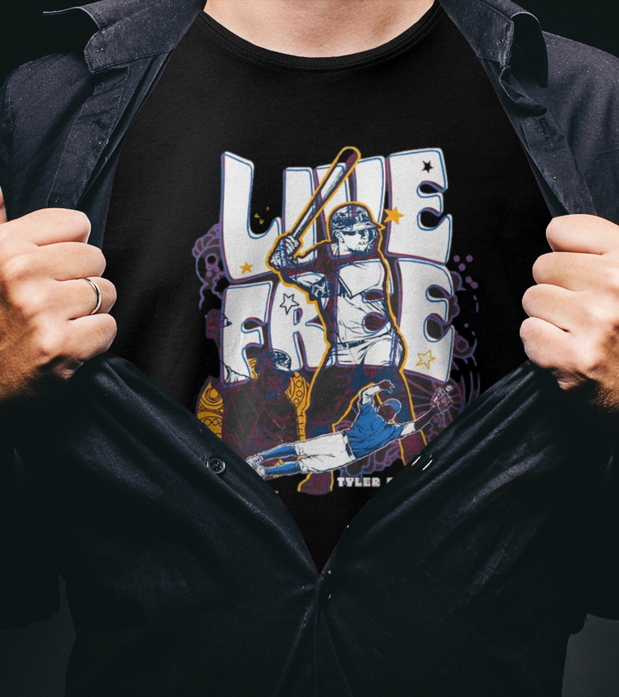 Tyler Freeman Live Free Cleveland Guardians Player T-Shirt