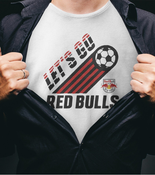 New York Red Bulls Let's Go Soccer Ball T-Shirt