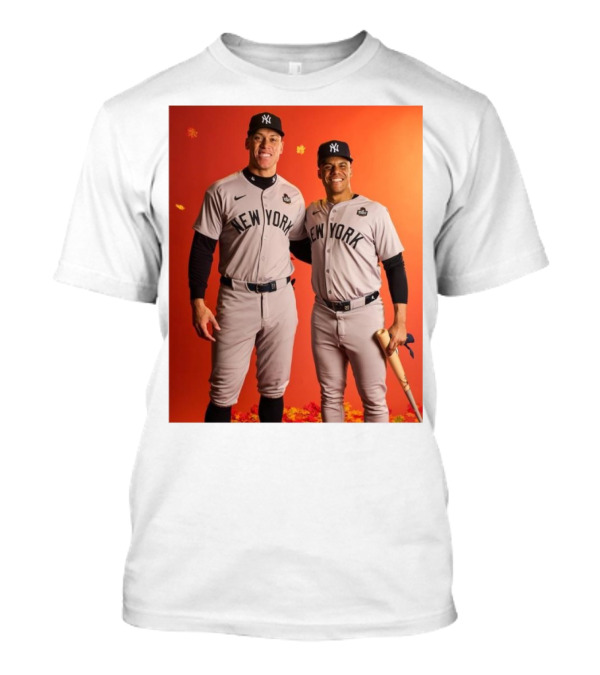 New York Yankees MLB Aaron Judge Juan Soto Yankees Game 1 World Series T-Shirt