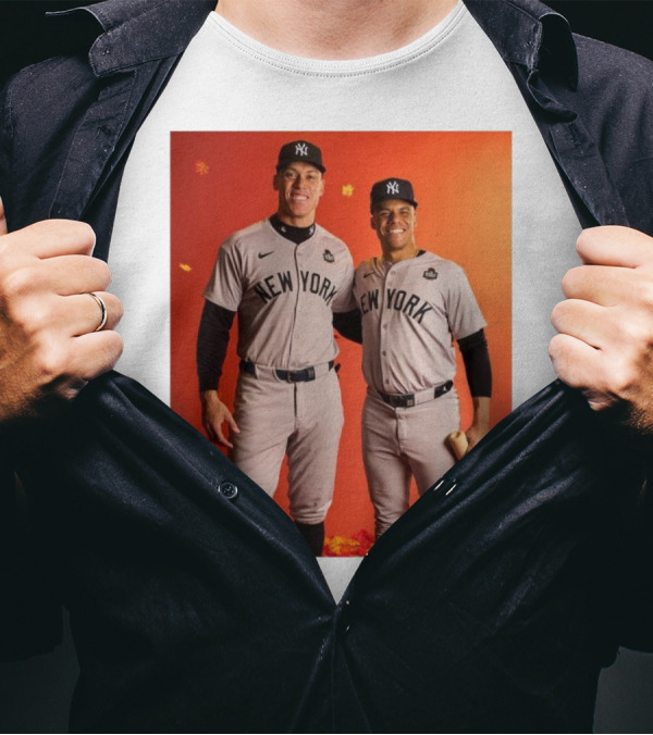 New York Yankees MLB Aaron Judge Juan Soto Yankees Game 1 World Series T-Shirt