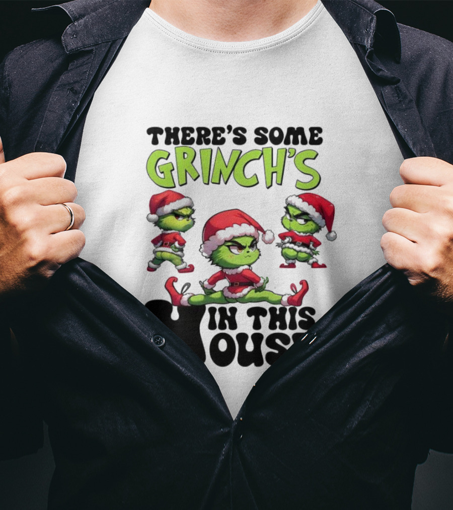 Grinch's Dance Party In This House Christmas T-Shirt