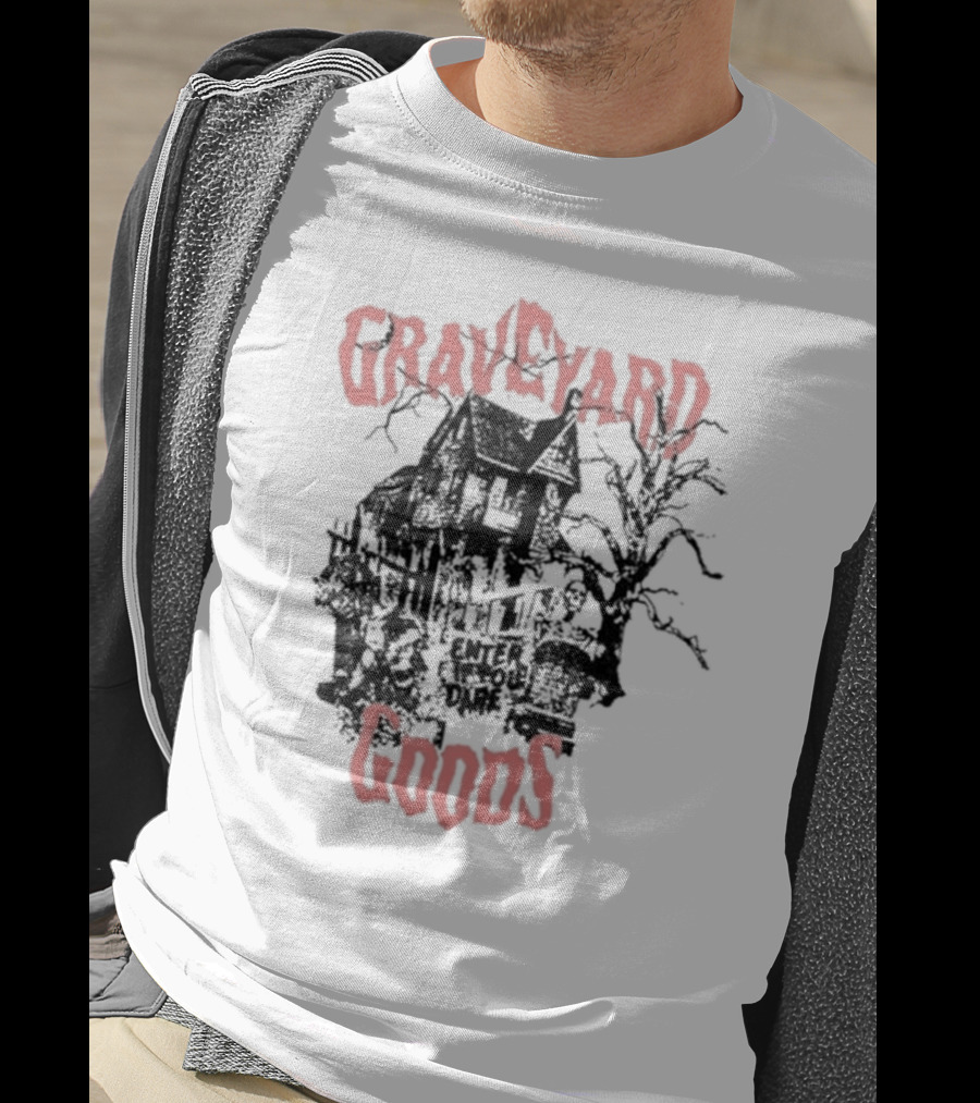 Graveyard Goods Enter If You Dare Dark Damp House T-Shirt