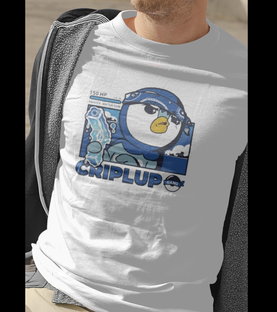 Impjcomics Criplup Gang Ability Water Gun Comic 150 HP T-Shirt