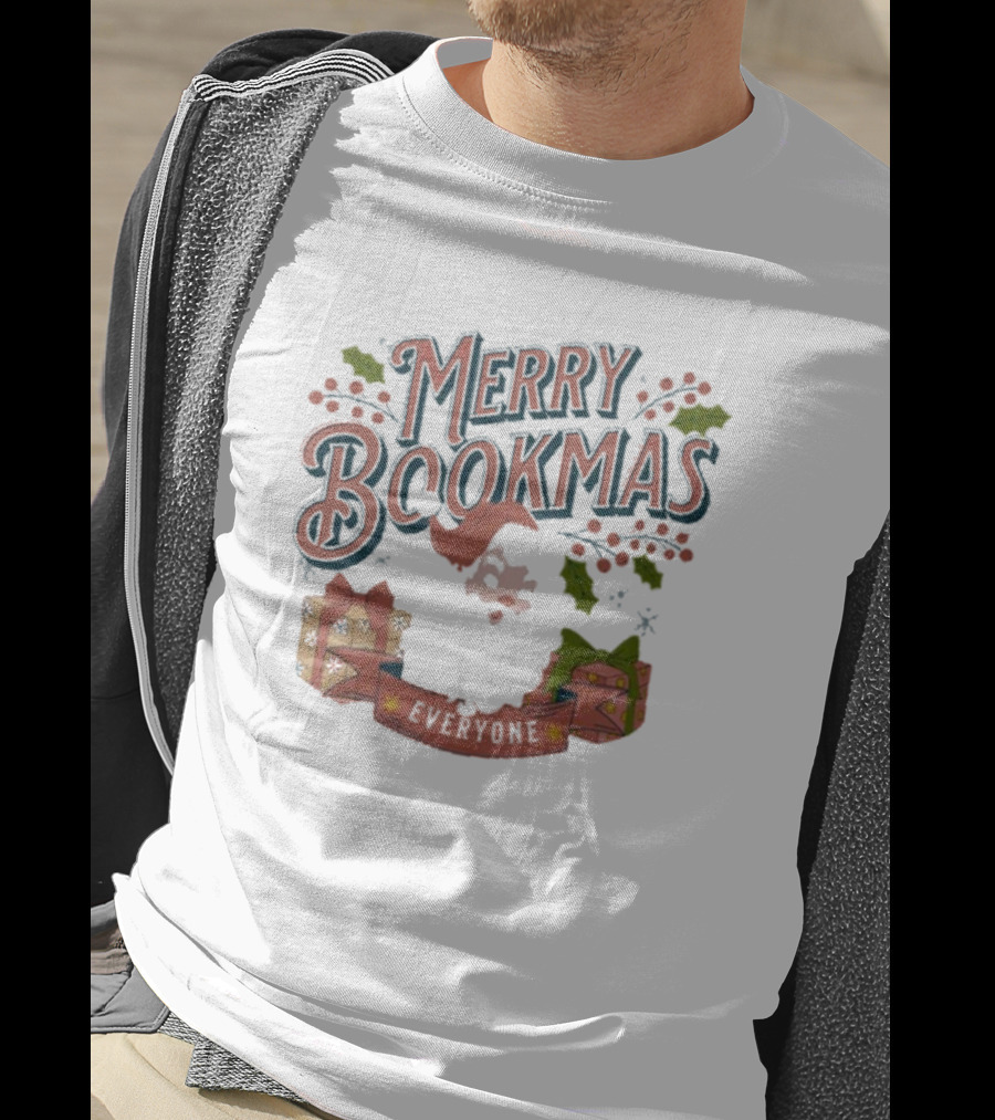 Merry Bookmas Everyone Christmas T-Shirt