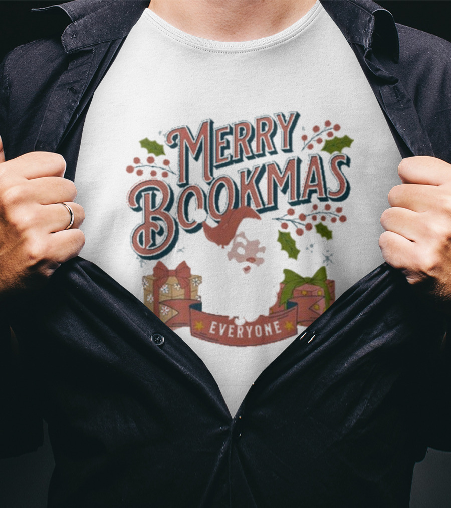Merry Bookmas Everyone Christmas T-Shirt