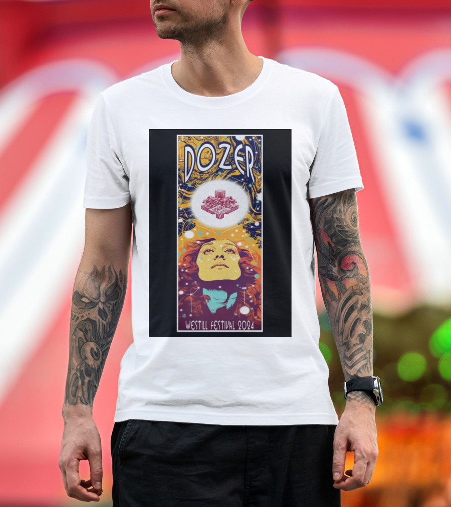 Dozer Westill Festival 2024 Psychedelic Art in Vallet France November 1 T-Shirt