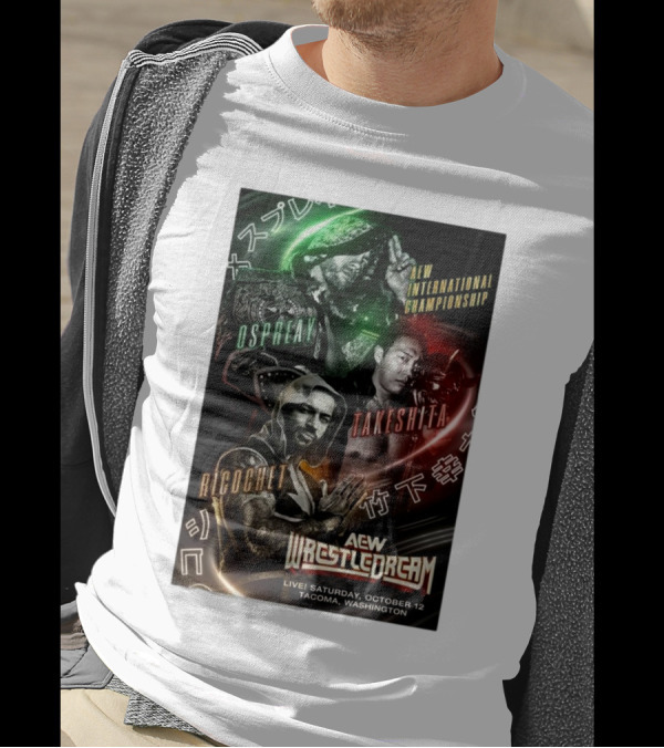 Matchup Monday AEW WrestleDream Live Ospreay Takeshita Ricochet International Championship T-Shirt