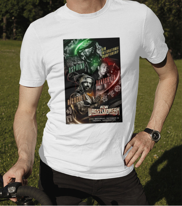 Matchup Monday AEW WrestleDream Live Ospreay Takeshita Ricochet International Championship T-Shirt