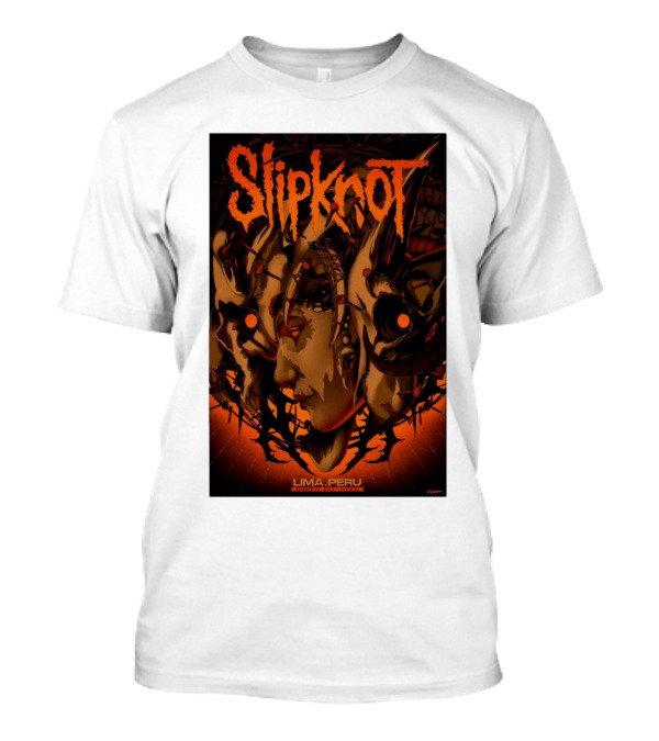 Slipknot October 28 2024 Lima Peru Costa 21 Event T-Shirt