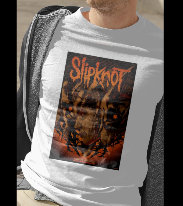 Slipknot October 28 2024 Lima Peru Costa 21 Event T-Shirt
