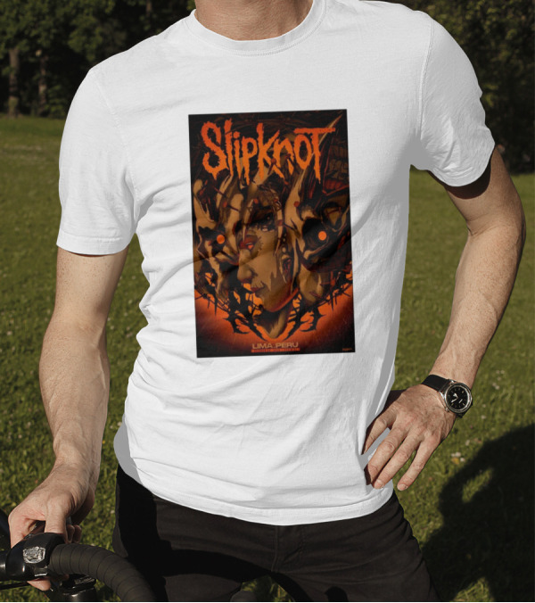 Slipknot October 28 2024 Lima Peru Costa 21 Event T-Shirt