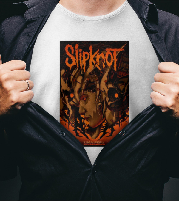 Slipknot October 28 2024 Lima Peru Costa 21 Event T-Shirt