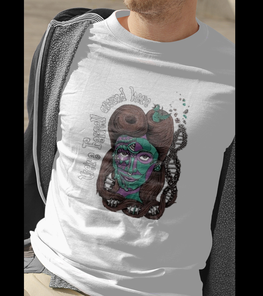 We're Ferrell Around Here Mosaic Face With Twists T-Shirt