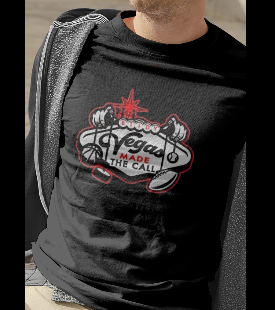 Btidy Vegas Made The Call Sports Iconic T-Shirt