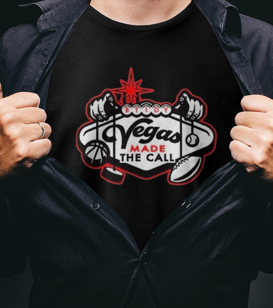 Btidy Vegas Made The Call Sports Iconic T-Shirt