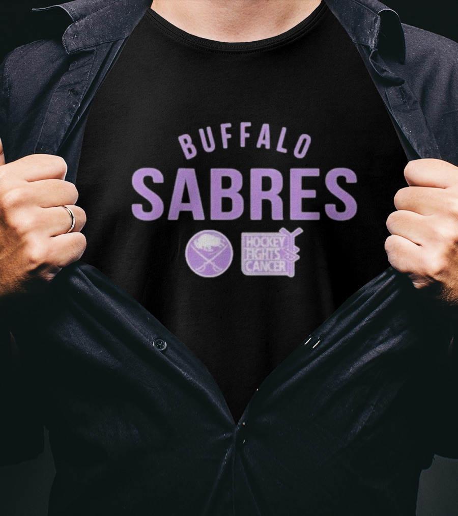 Buffalo Sabres Hockey Fights Cancer T-Shirt