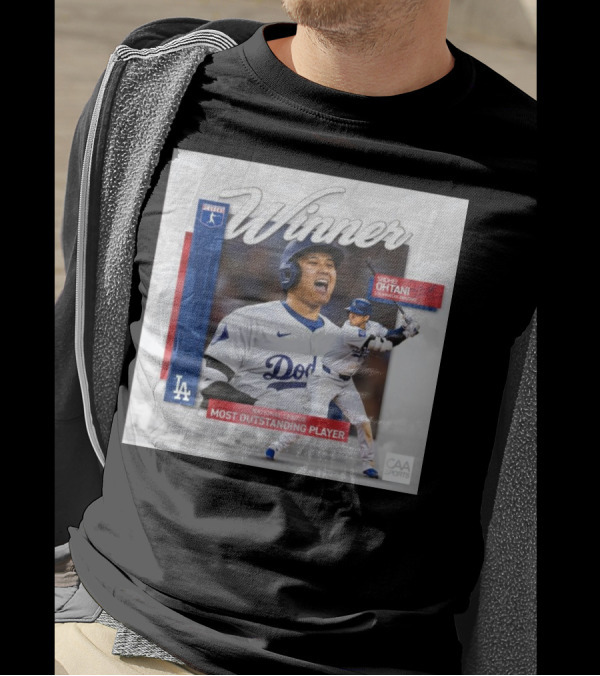 Winner Shohei Ohtani 2024 National League Most Outstanding Player Dodgers CAA Sports T-Shirt