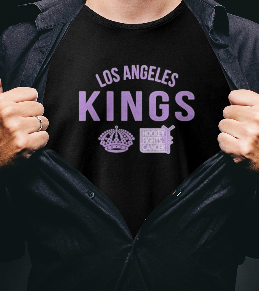 Los Angeles Kings Hockey Fights Cancer Richmond Resilient T-Shirt