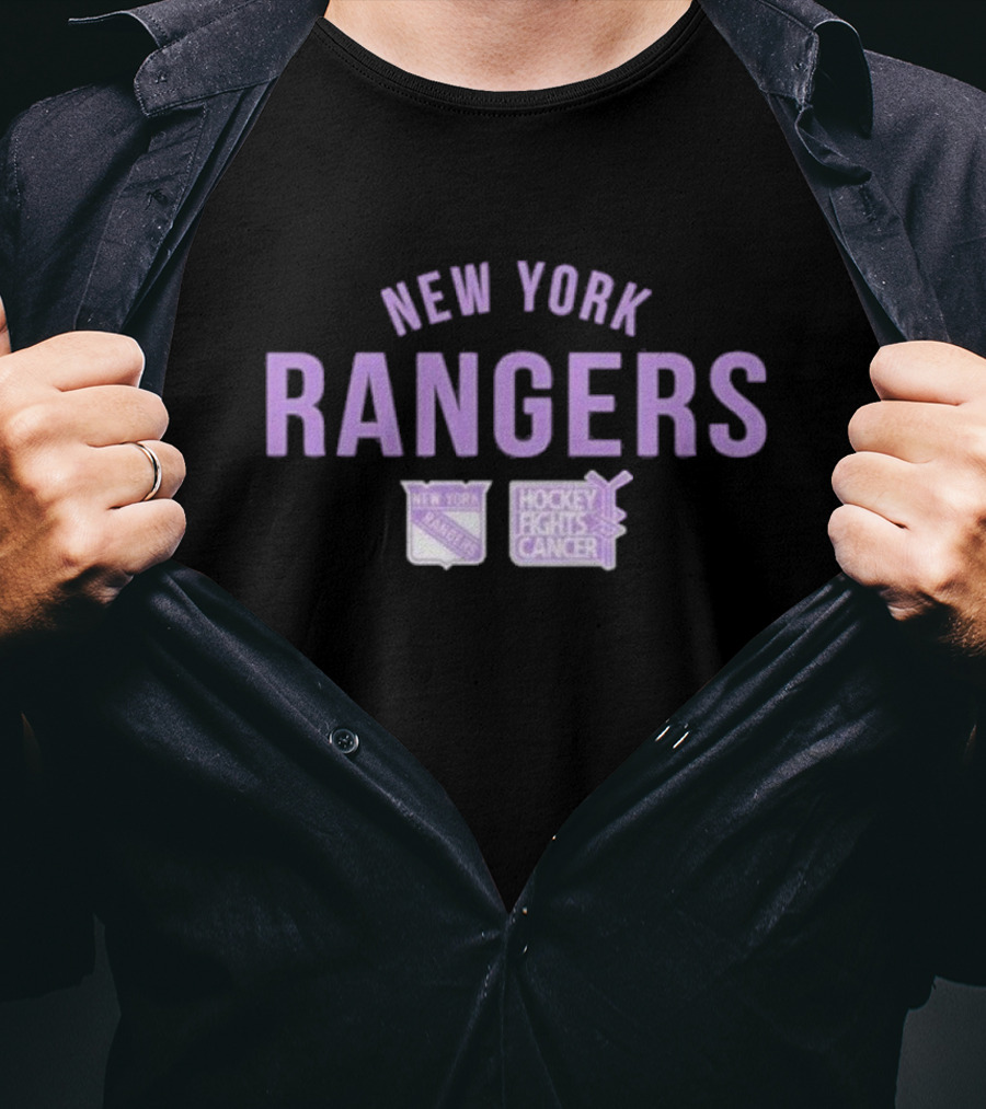 New York Rangers Hockey Fights Cancer Richmond Resilient T-Shirt