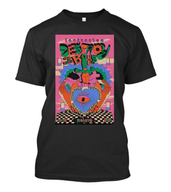 Levitation Destroy Boys Die Spitz Nov 2 2024 Mohawk Austin TX Psychedelic T-Shirt