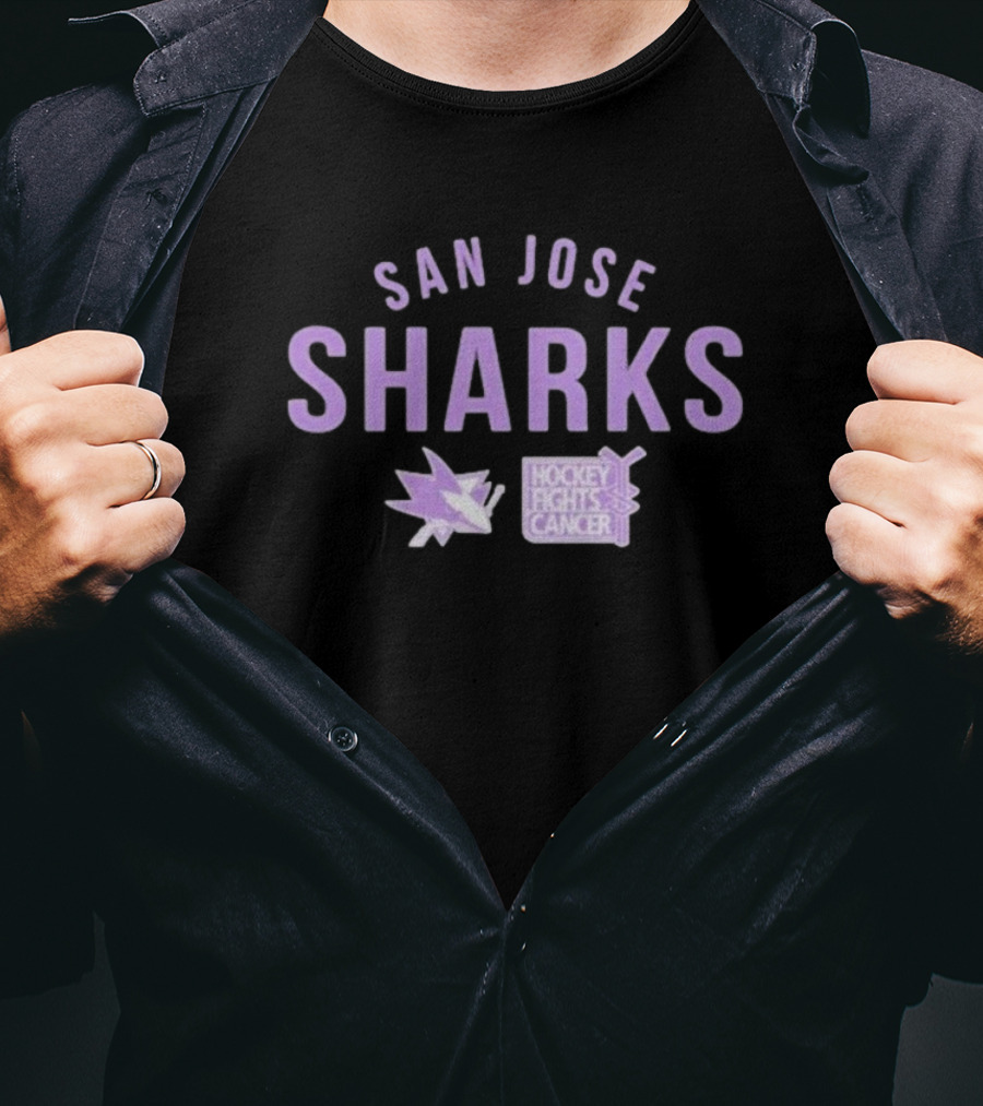 San Jose Sharks Hockey Fights Cancer T-Shirt