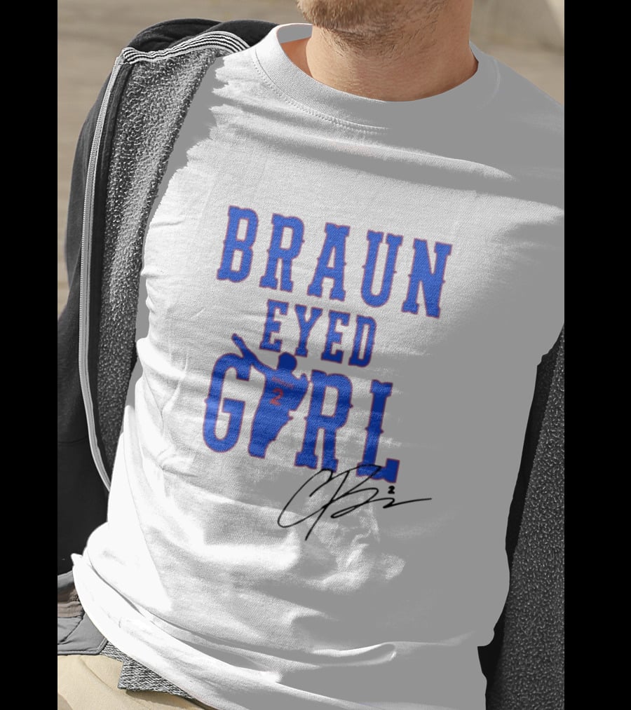 Braun Eyed Girl Christian Braun Signature Basketball T-Shirt
