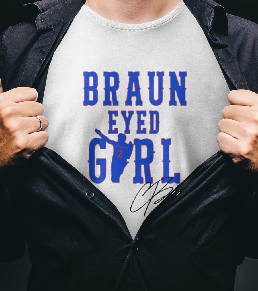 Braun Eyed Girl Christian Braun Signature Basketball T-Shirt