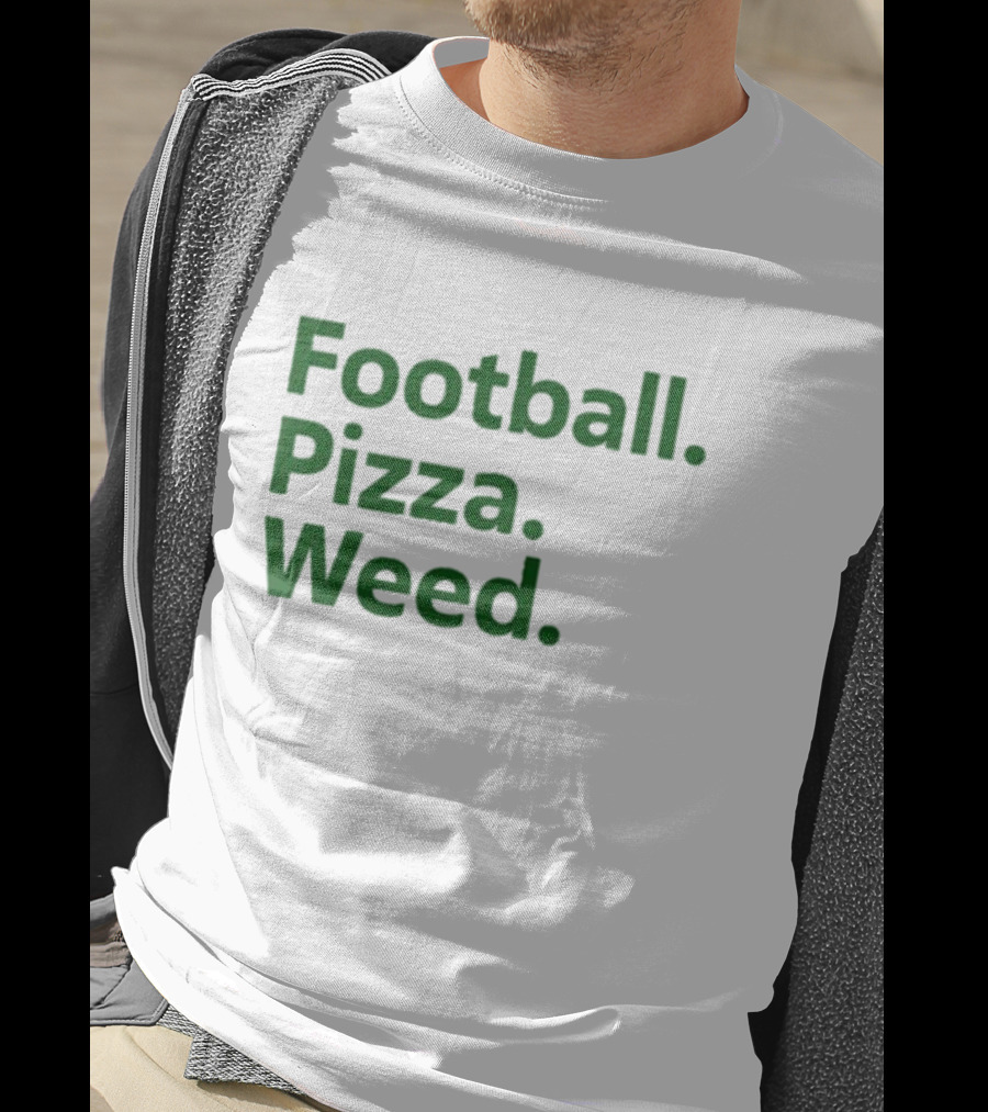 Dave Portnoy Football Pizza Weed Essentials T-Shirt
