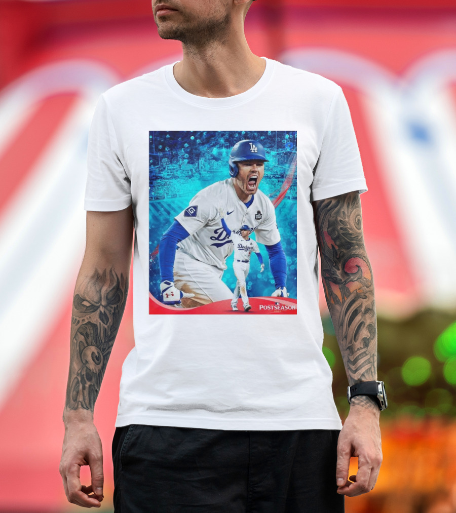 Freddie Freeman Los Angeles Dodgers Postseason 2024 Are You Serious World Series MLB T-Shirt