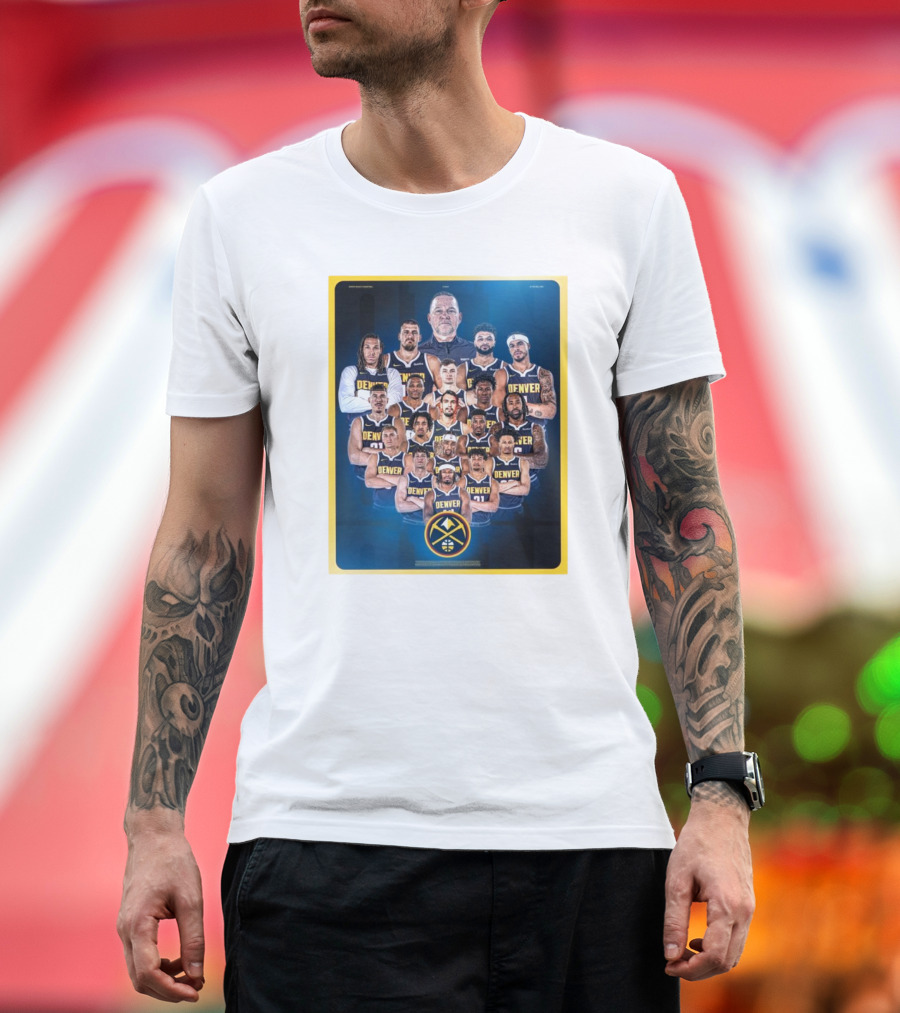 Denver Nuggets Team Portrait It All Starts Tonight T-Shirt