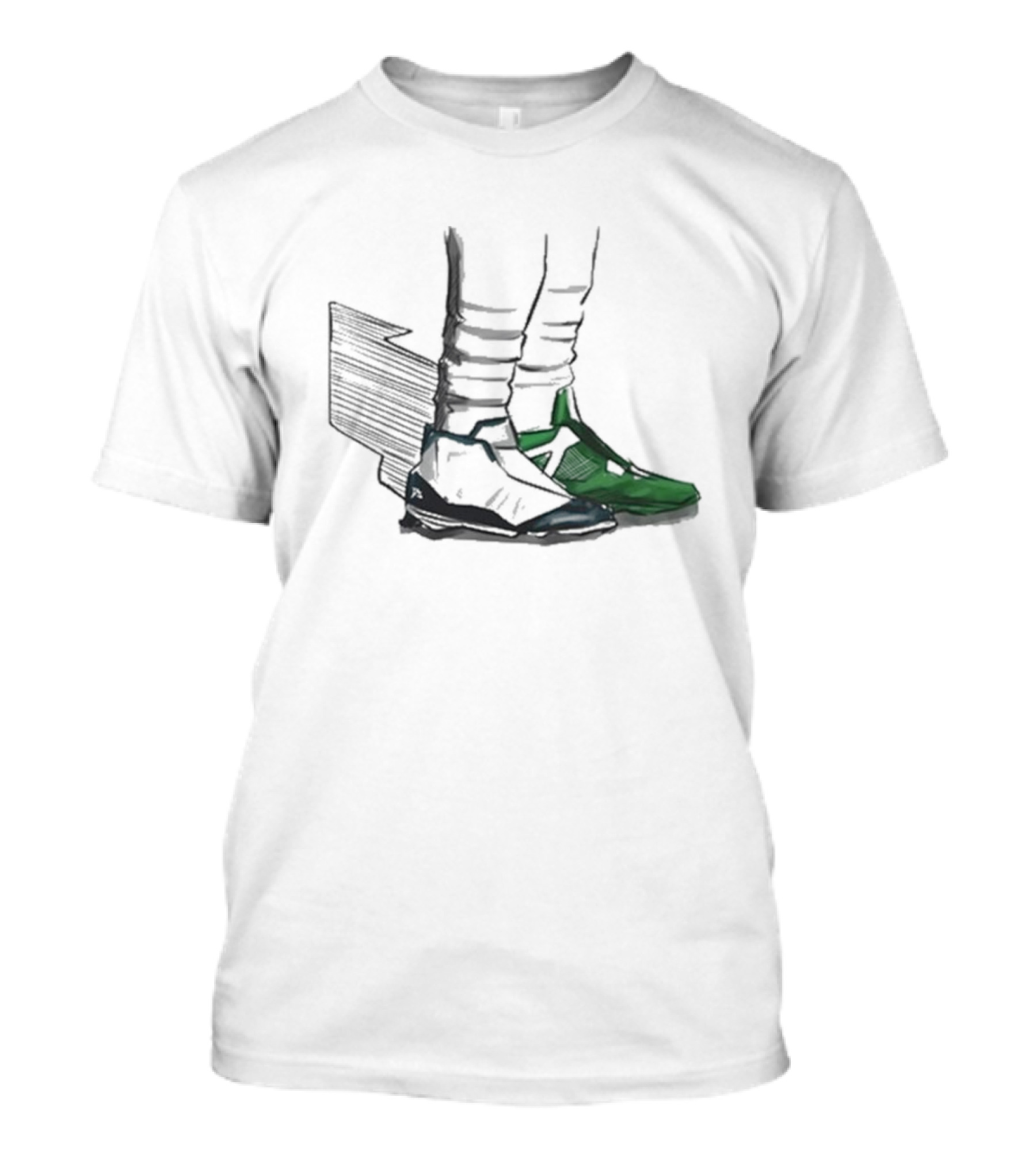 Dhwani Shoe Game FlyEaglesFly Sneakers T-Shirt
