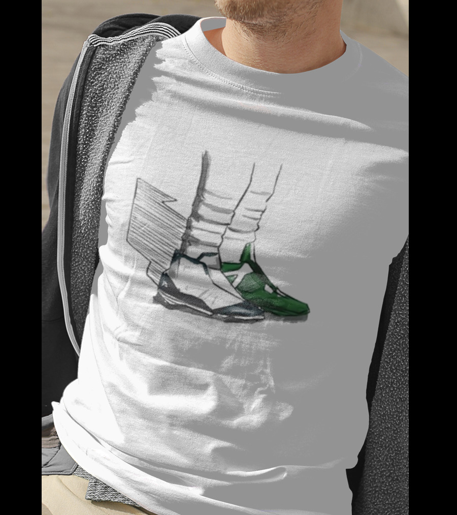 Dhwani Shoe Game FlyEaglesFly Sneakers T-Shirt