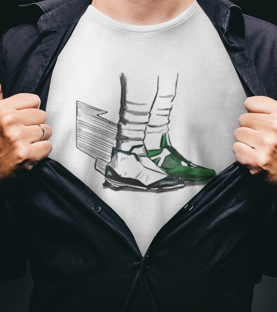 Dhwani Shoe Game FlyEaglesFly Sneakers T-Shirt