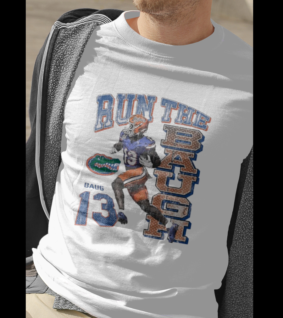 Run The Baugh Florida Gators Baug 13 Vintage T-Shirt