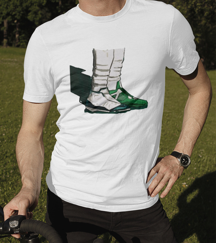 Jalen Hurts Two-Shoes Philadelphia Eagles NFL T-Shirt