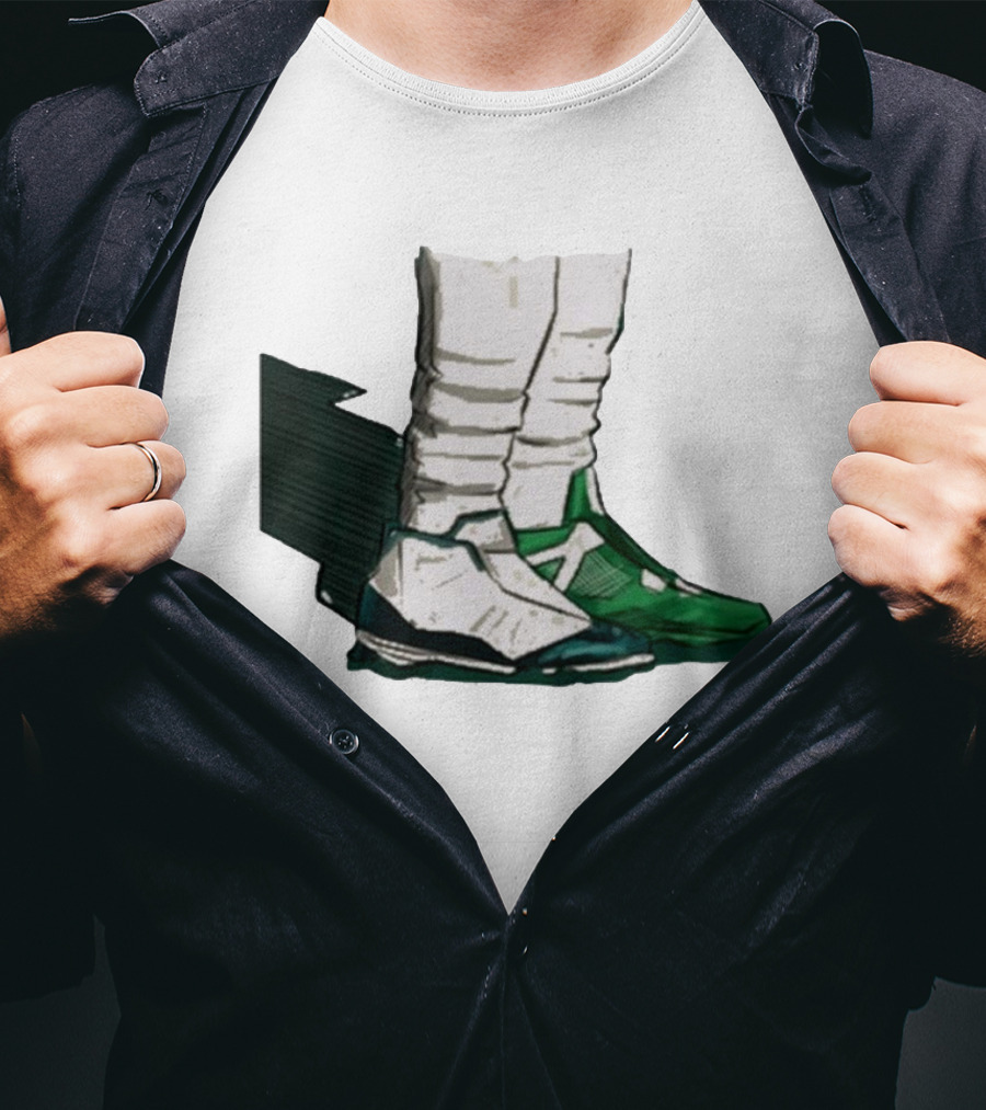 Jalen Hurts Two-Shoes Philadelphia Eagles NFL T-Shirt