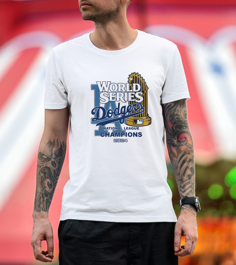 World Series Los Angeles Dodgers National League Champions 2024 Dodgers Let's Go T-Shirt