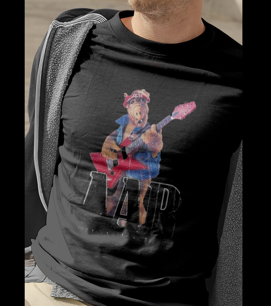 AAR The All American Rejects Alf Playing Guitar Vintage T-Shirt