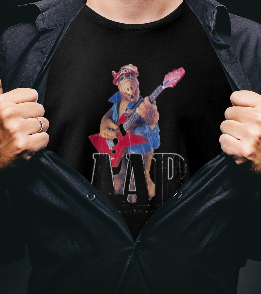 AAR The All American Rejects Alf Playing Guitar Vintage T-Shirt