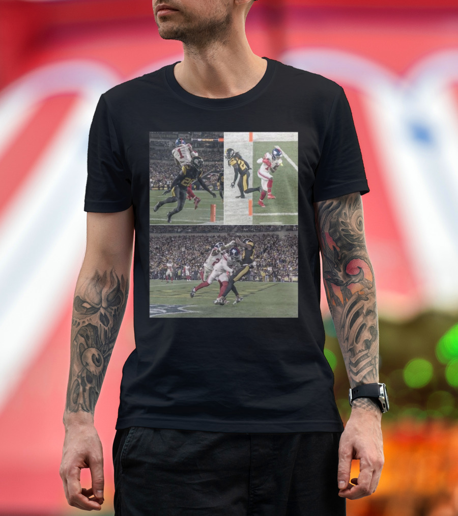 Malik Nabers George Pickens Both Close Scoring Touchdowns Football Moments T-Shirt