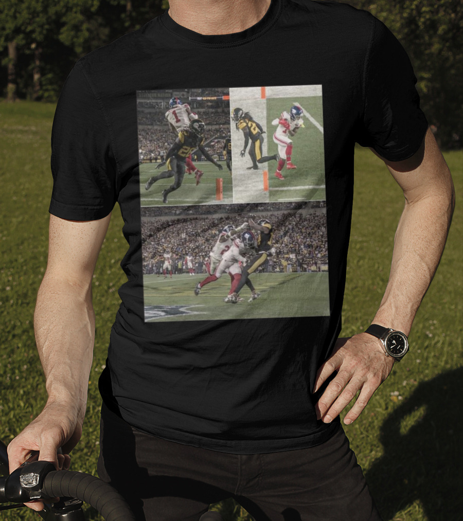 Malik Nabers George Pickens Both Close Scoring Touchdowns Football Moments T-Shirt