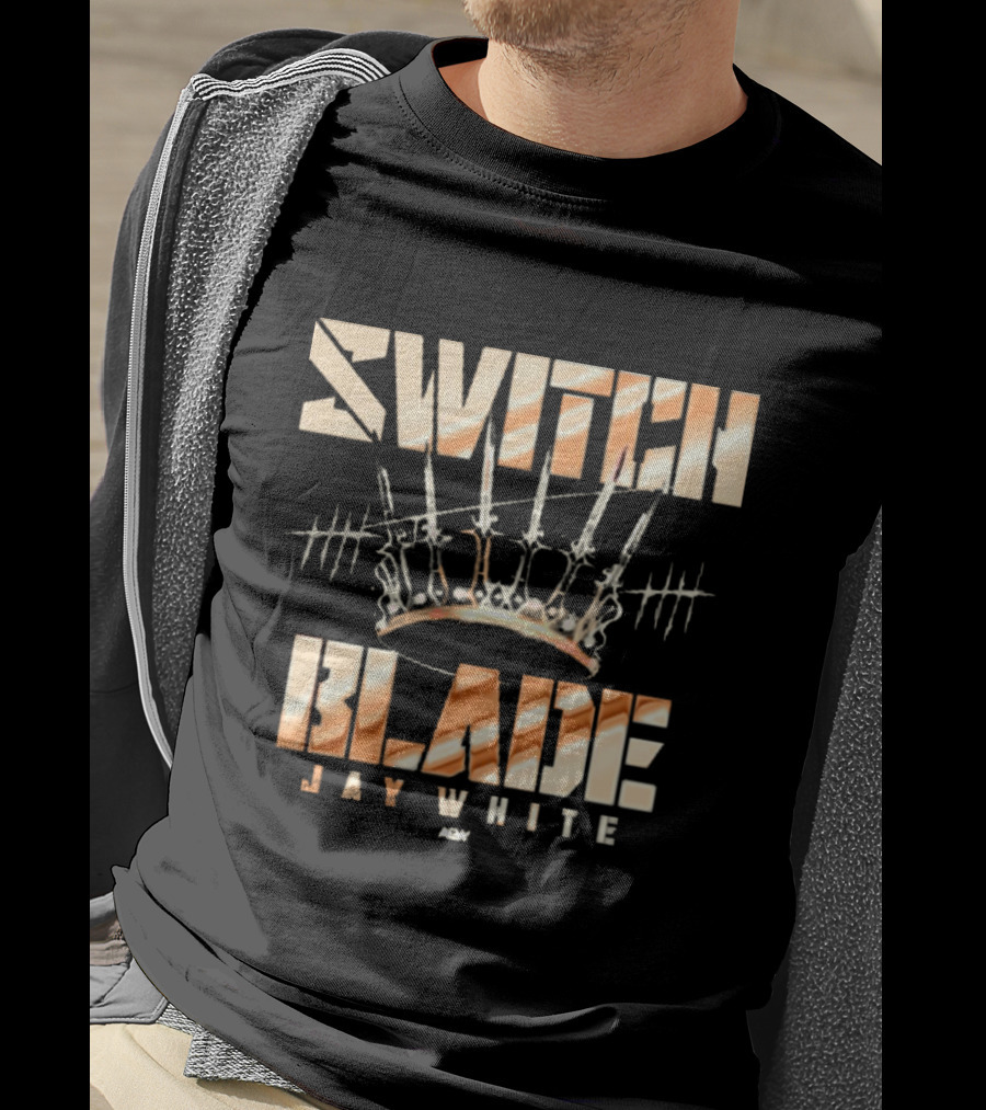 Switchblade Jay White AEW King Me T-Shirt